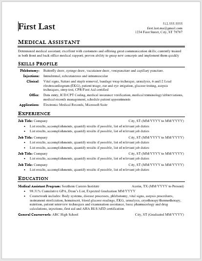 Resume.Medical.Assistant
