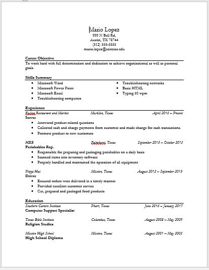 Resume.Tech